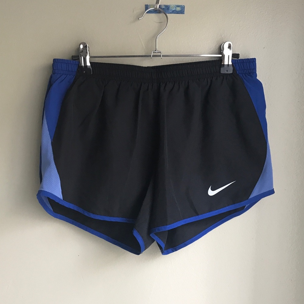 Nike Womens Dri-Fit Tempo 3” Running Short Black Blue Size: S